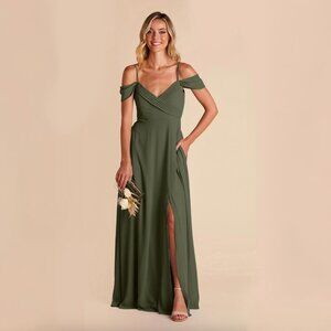 Birdy Grey Spence Dress in Chiffon Olive